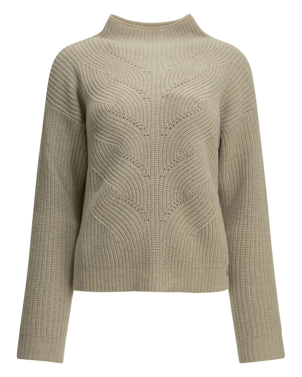 Herno Natural Wool Turtleneck Sweater