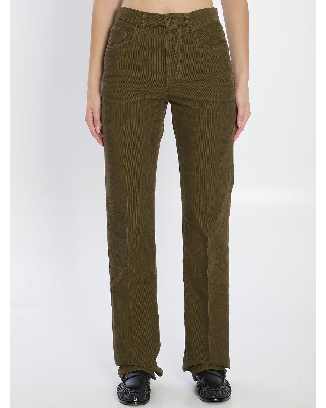 Saint Laurent Green Clyde Pants