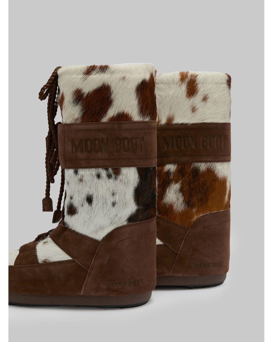 Moon Boot Icon Archive 1985 Pony Hair Boots in Brown | Lyst