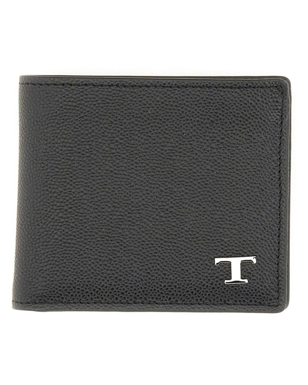 Tod's Black "T Timeless" Wallet for men