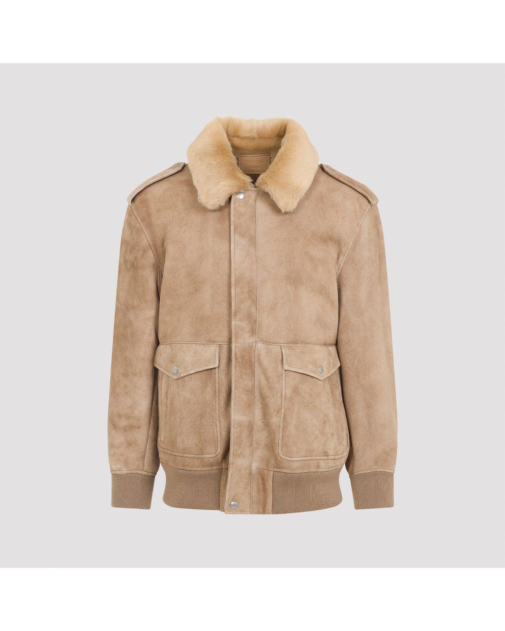 Prada Natural Leather Jacket