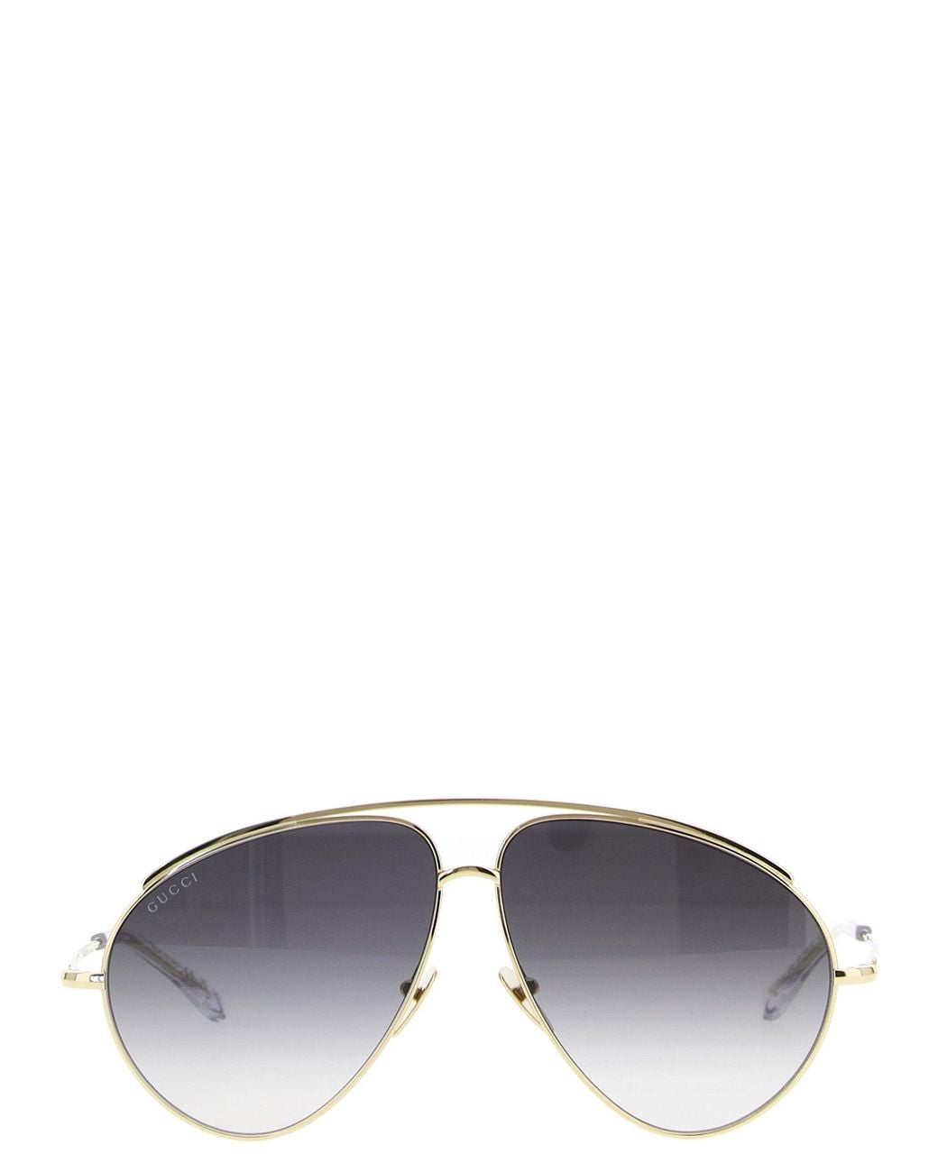 Gucci Gray 'Aviator' Sunglasses