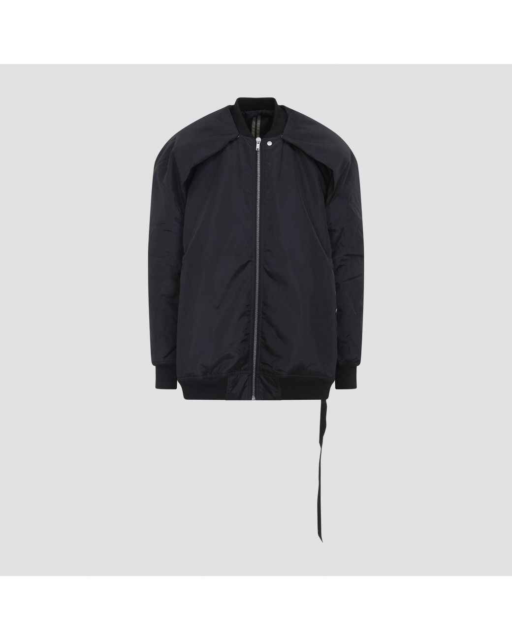 Rick Owens Black Convertible Jumbo Jacket for men