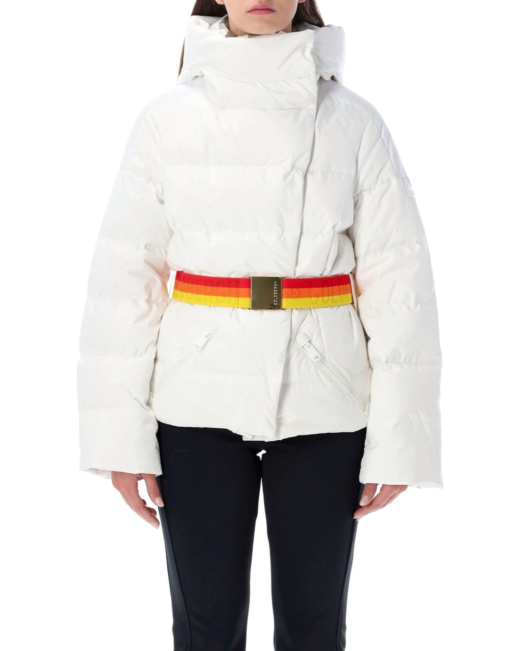 Goldbergh White Bufèra Quilted Down Ski Jacket