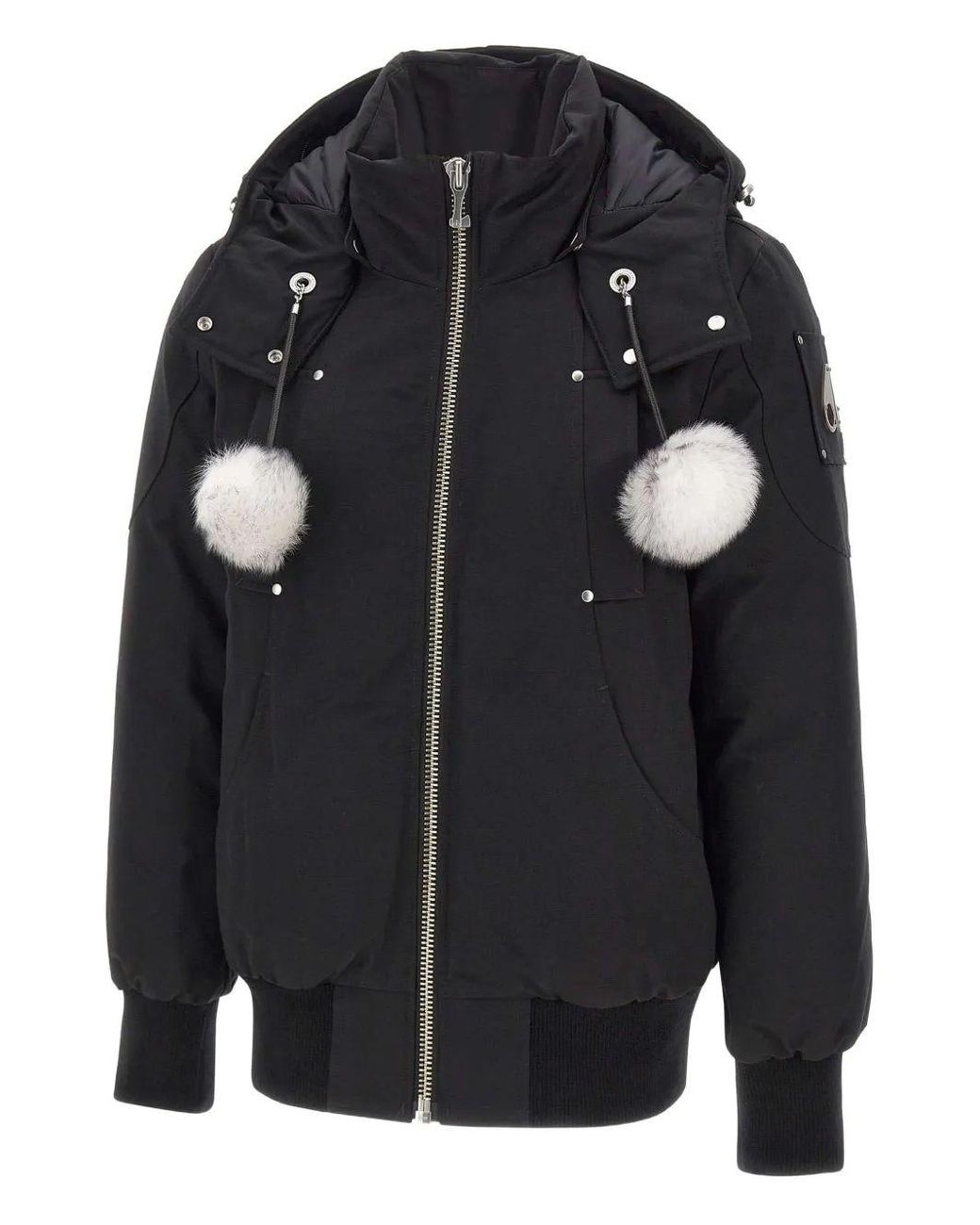Moose Knuckles Black Debbie Down Bomber