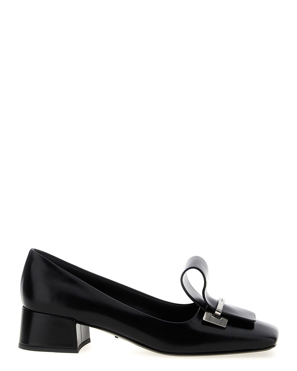 Prada Black Leather Pumps