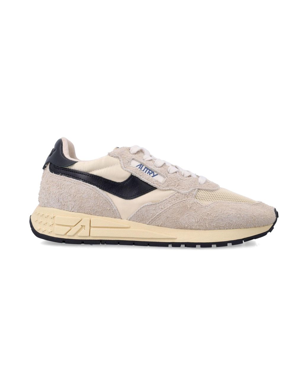 Autry White Reelwind Ecru And Sneakers