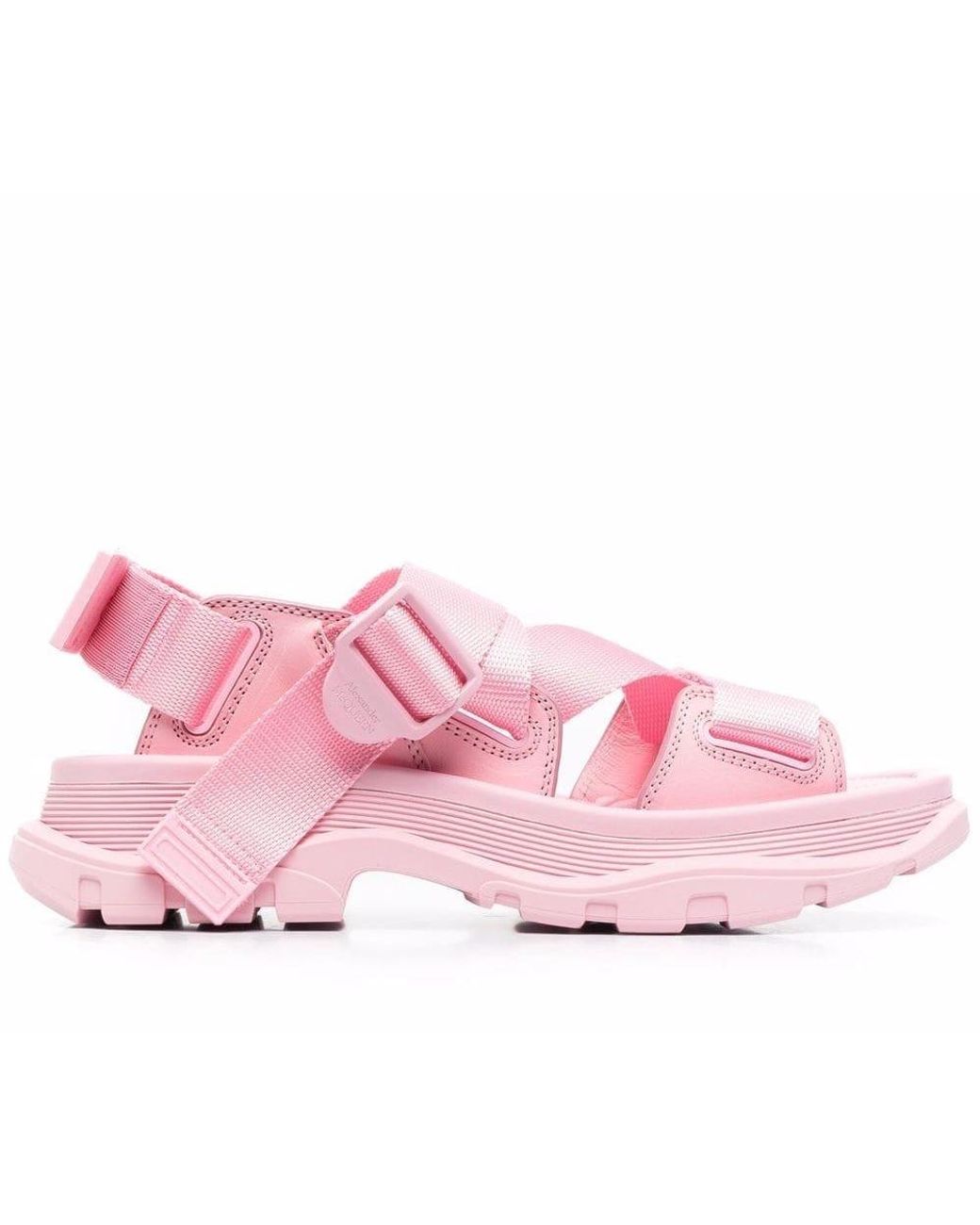 McQueen Pink Tread Sandals