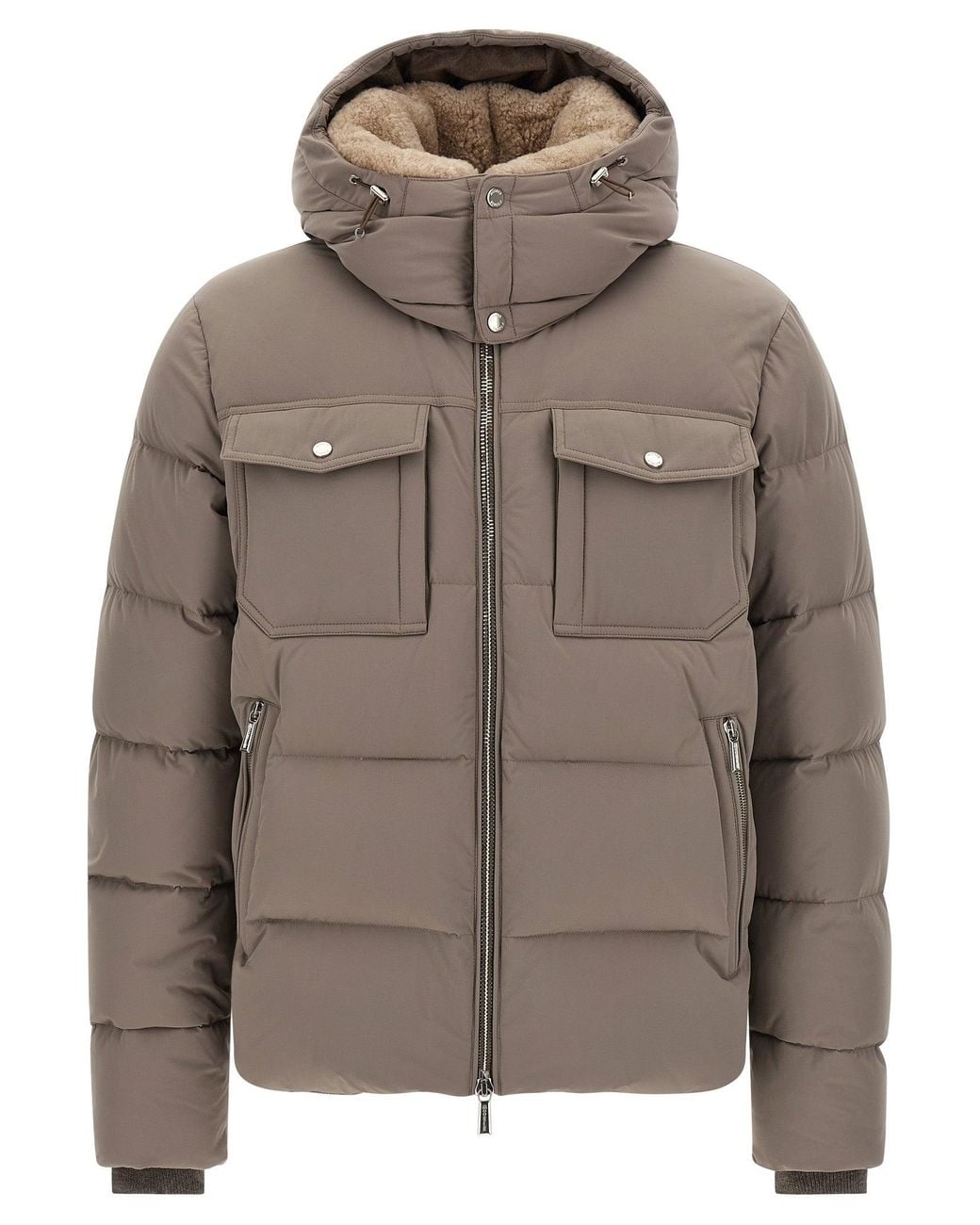 Moorer Gray 'Alarick' Bomber Jacket for men