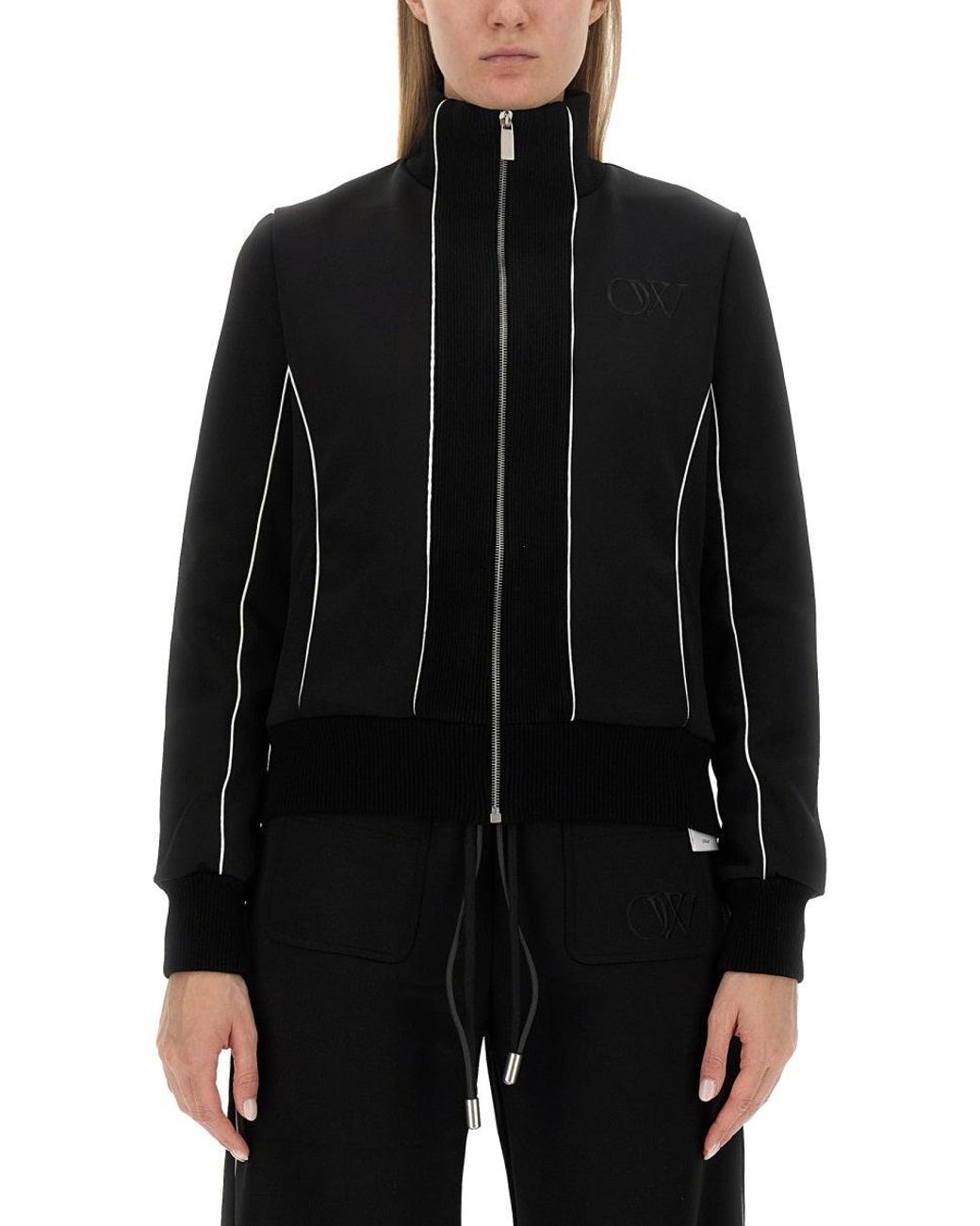 Off-White c/o Virgil Abloh Black Technical Fabric Jacket