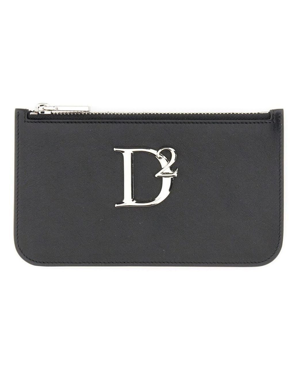DSquared² Black Logo Mini Clutch
