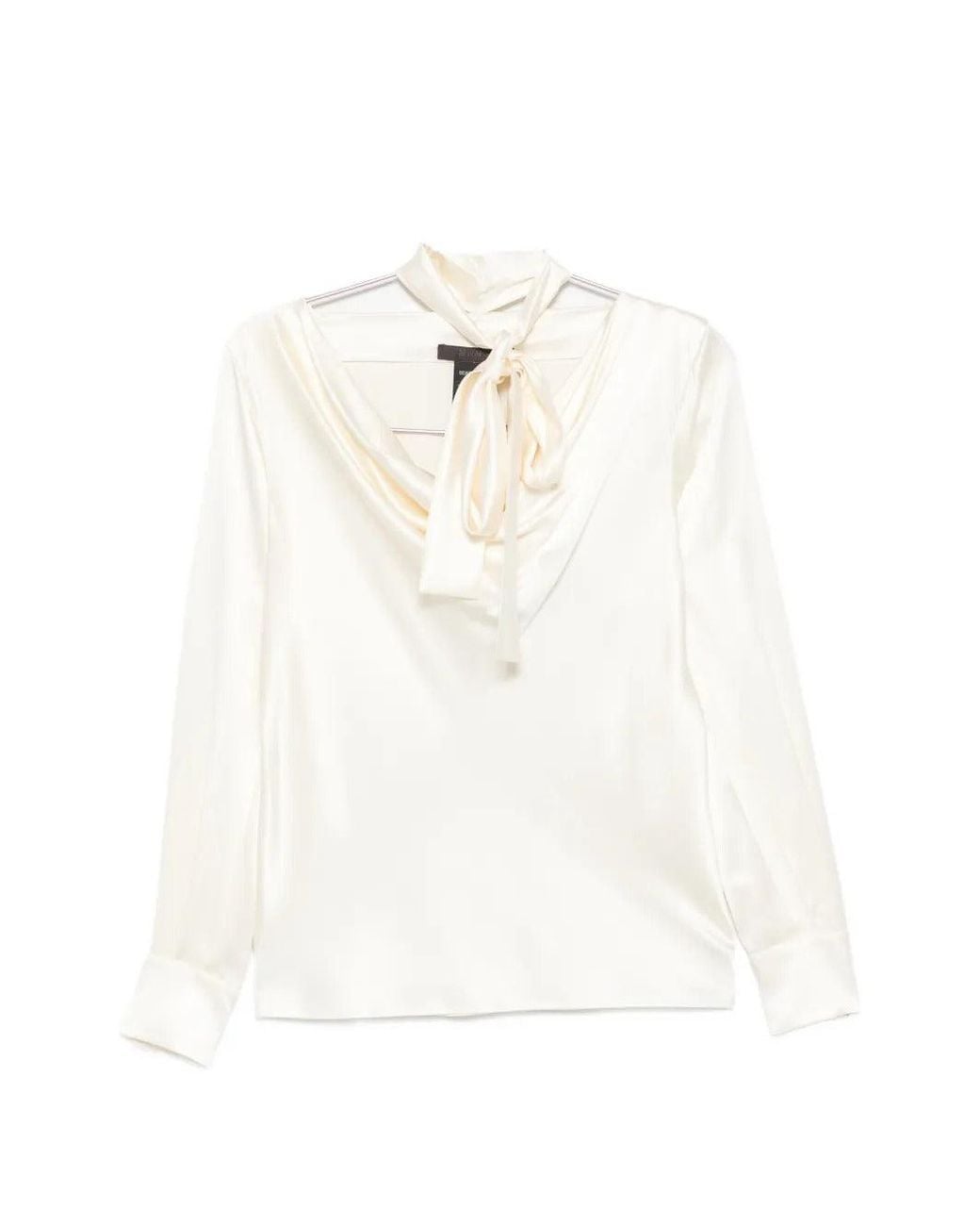 Max Mara White Fiocchi Blouse