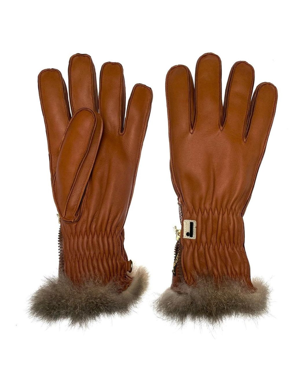 Restelli Brown "269" Leather Gloves