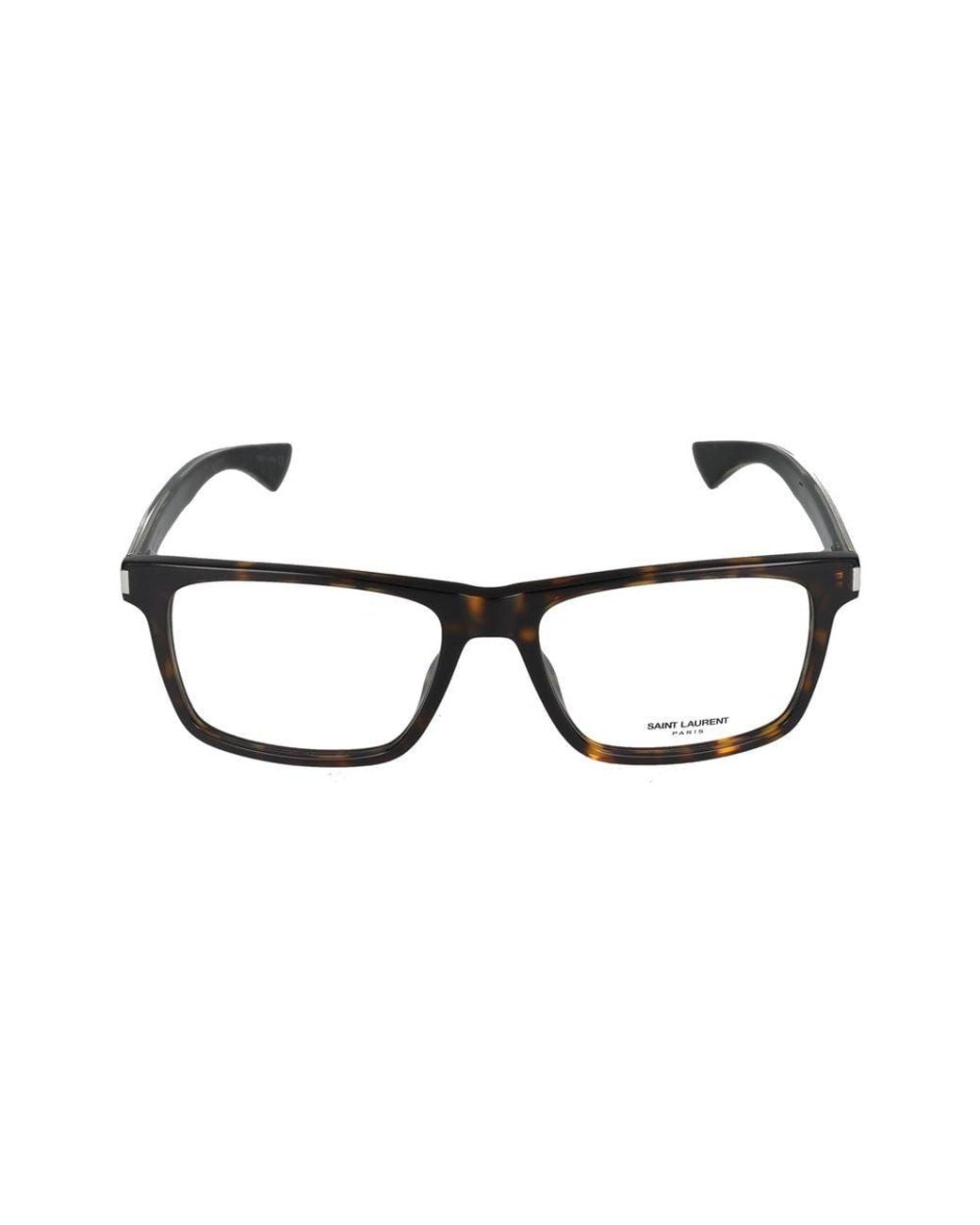 Saint Laurent Black Glasses for men