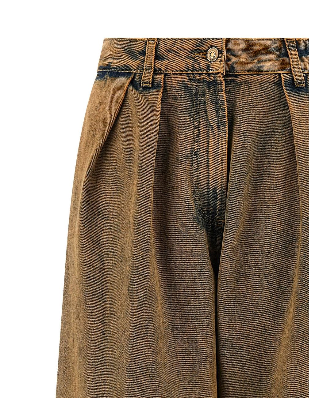 Alanui Natural Den Wideleg Pants