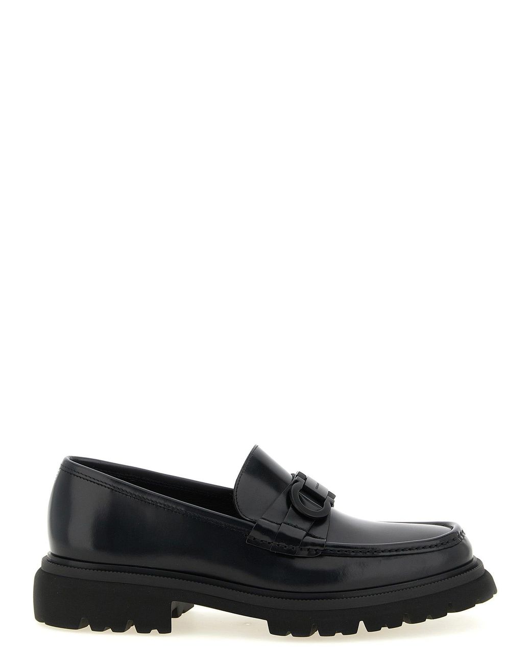 Ferragamo Black 'Cocoon' Loafers for men