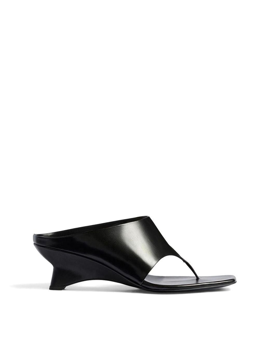 Khaite White Marlow Leather Mules