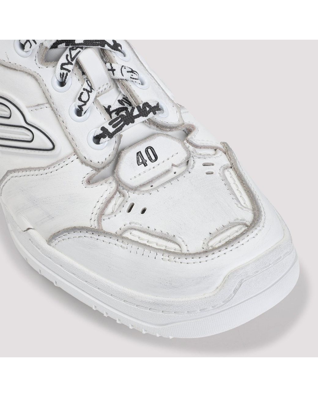 Balenciaga White Hamptons Sports Shoes
