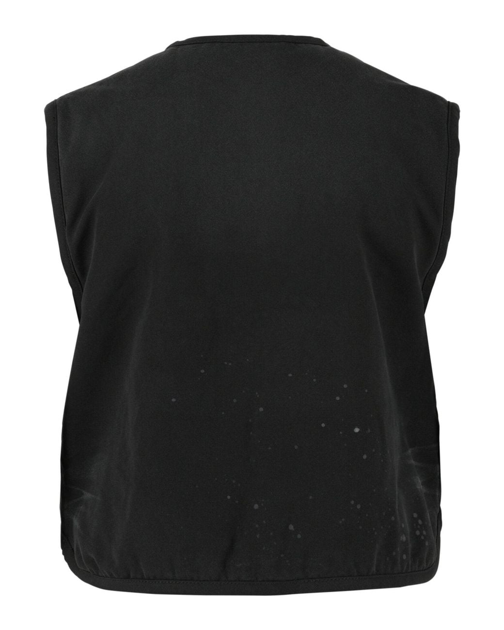 Givenchy Black Reversible Mixed Material Gilet