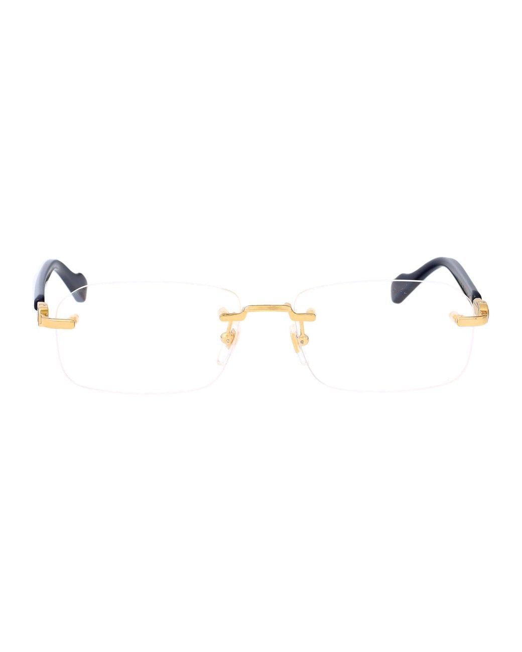 Gucci Metallic Metal Glasses for men