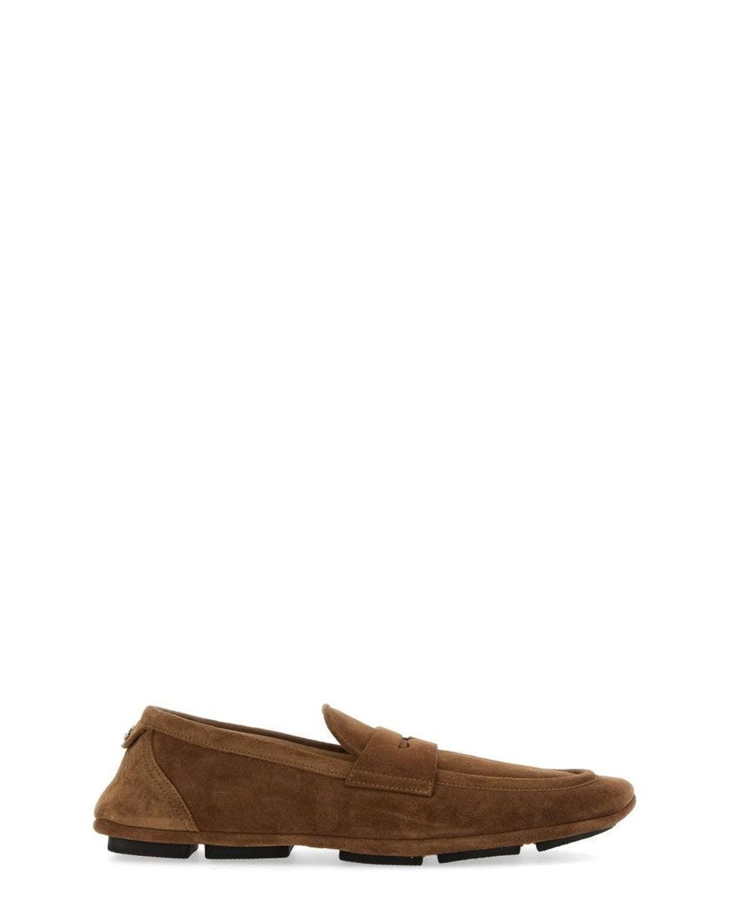 Dolce & Gabbana Brown Leather Drivers For for men