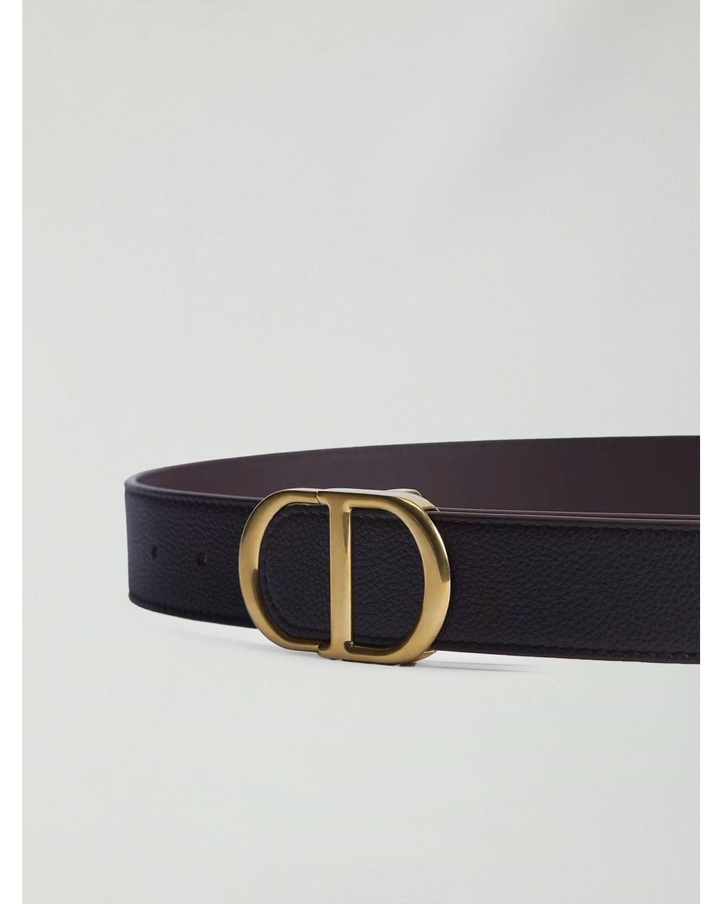 Dior Cd Icon Belt in White for Men | Lyst