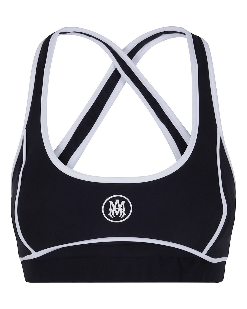 Amiri Black Active" Round Ma Bra