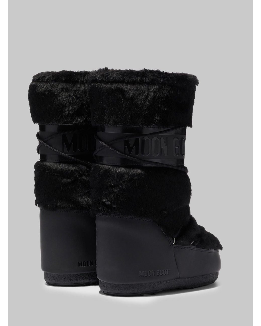 Moon Boot Icon Boot in Black | Lyst