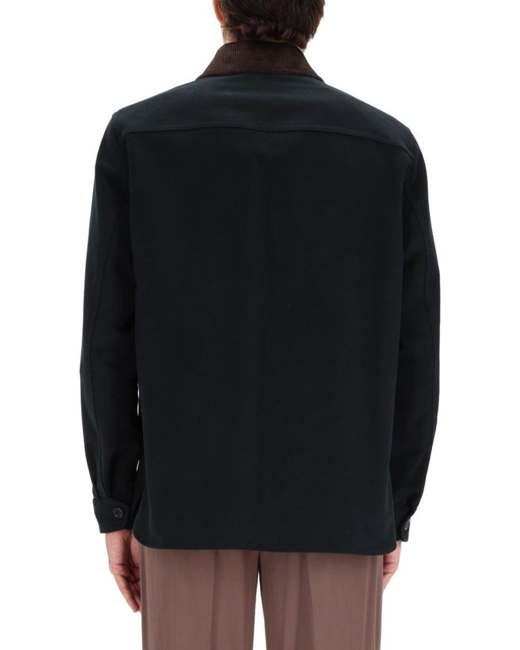 Etro Black Cotton Sports Jacket for men