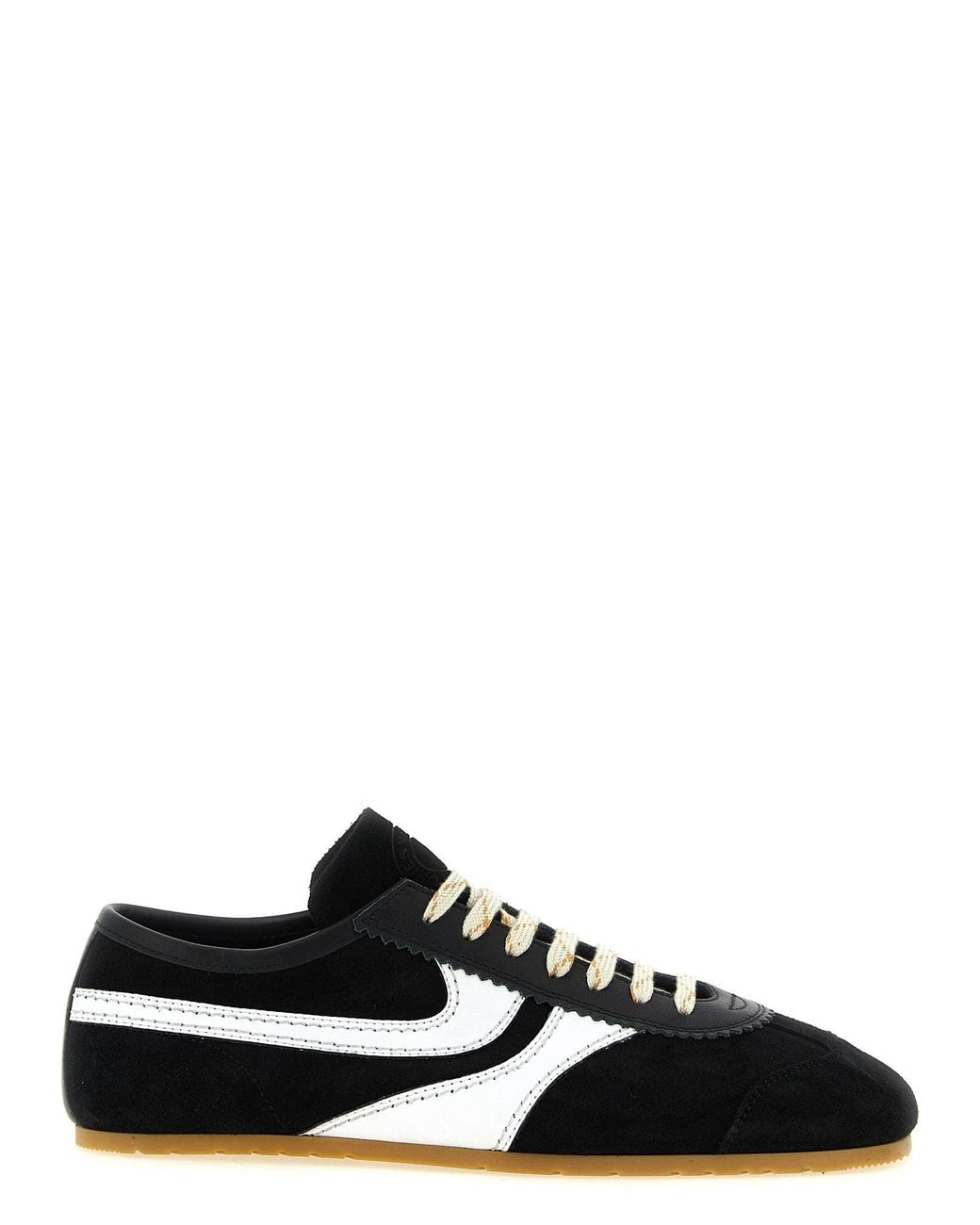 Dries Van Noten Black Suede Sneakers for men