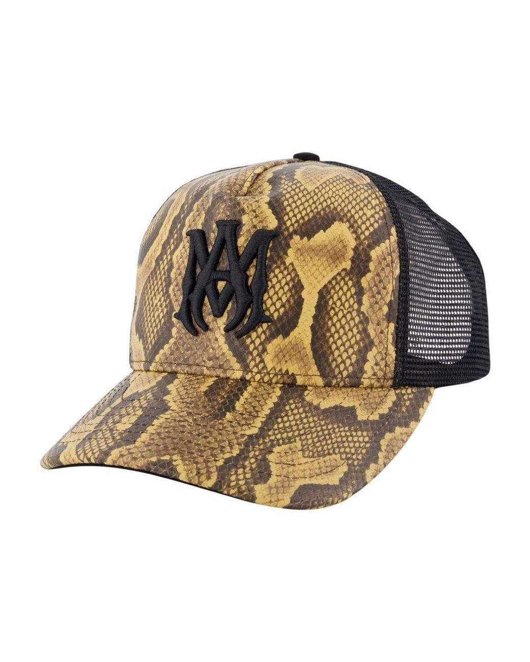 Amiri Green Python Ma Trucker Cap for men