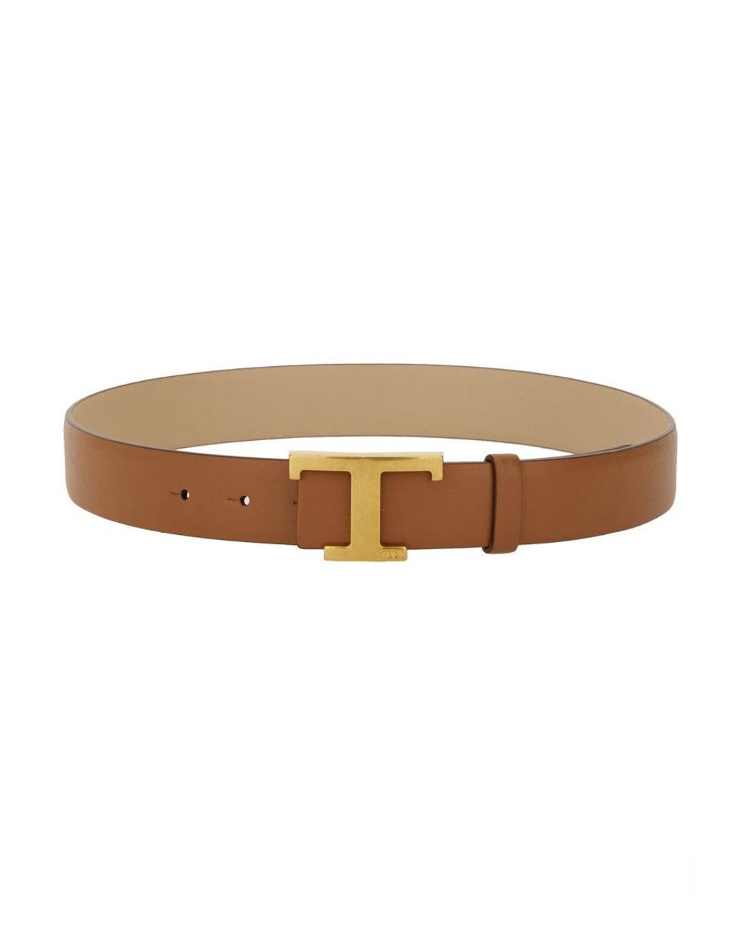 Tod's White Reversible Belt For