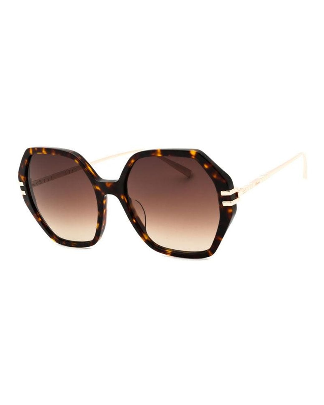 Chopard Brown Mini Sunglasses With Gradient Lenses