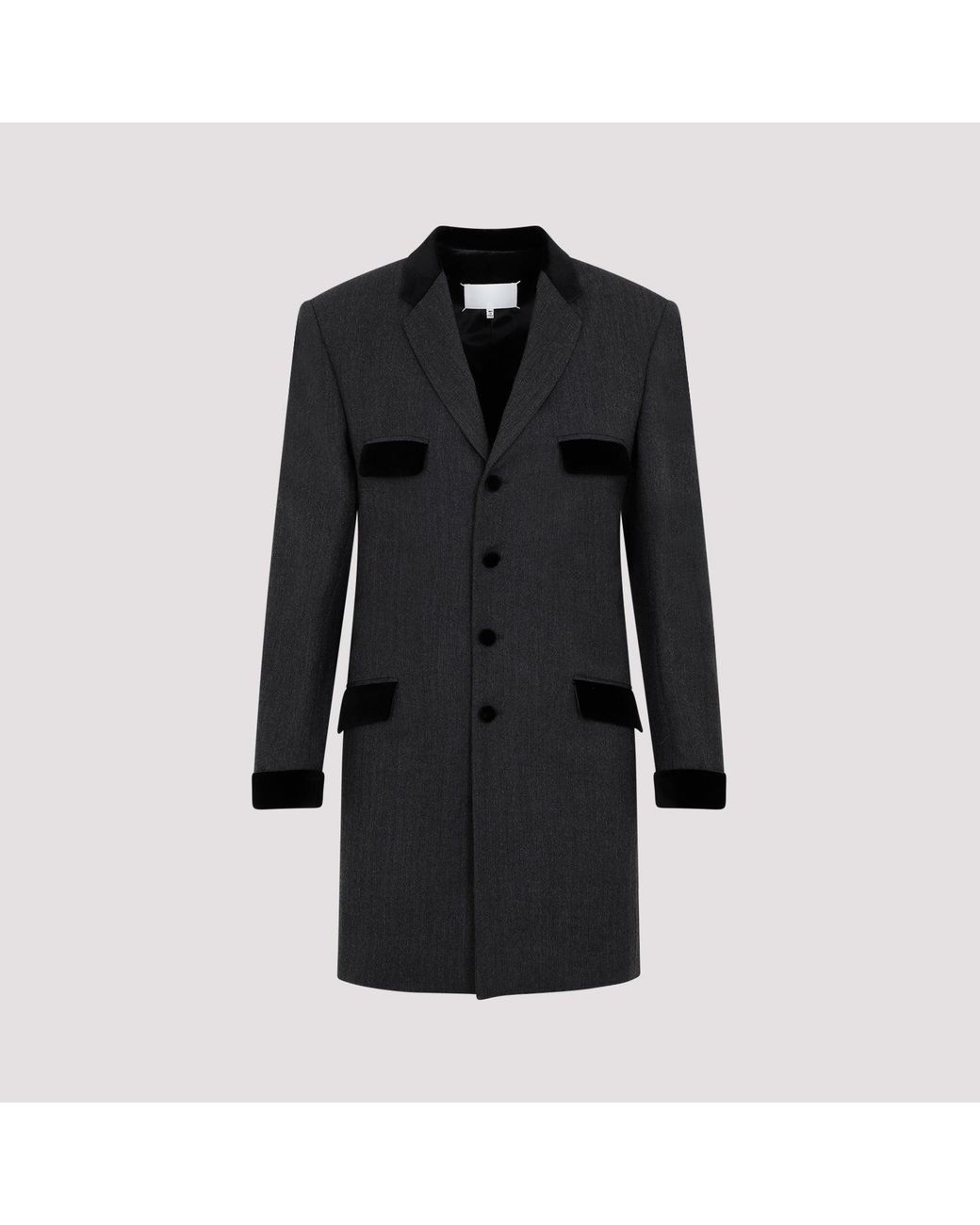 Maison Margiela Black Wool Jacket For for men
