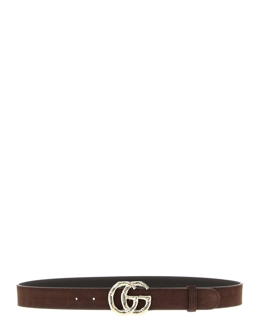 Gucci White Marmont Belt