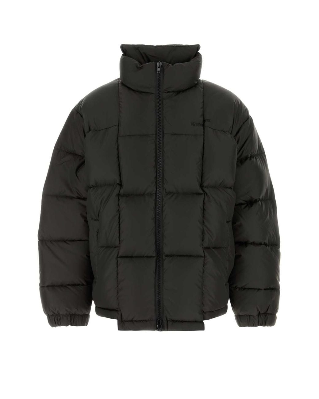 Vetements Black Dark Polyester Down Jacket