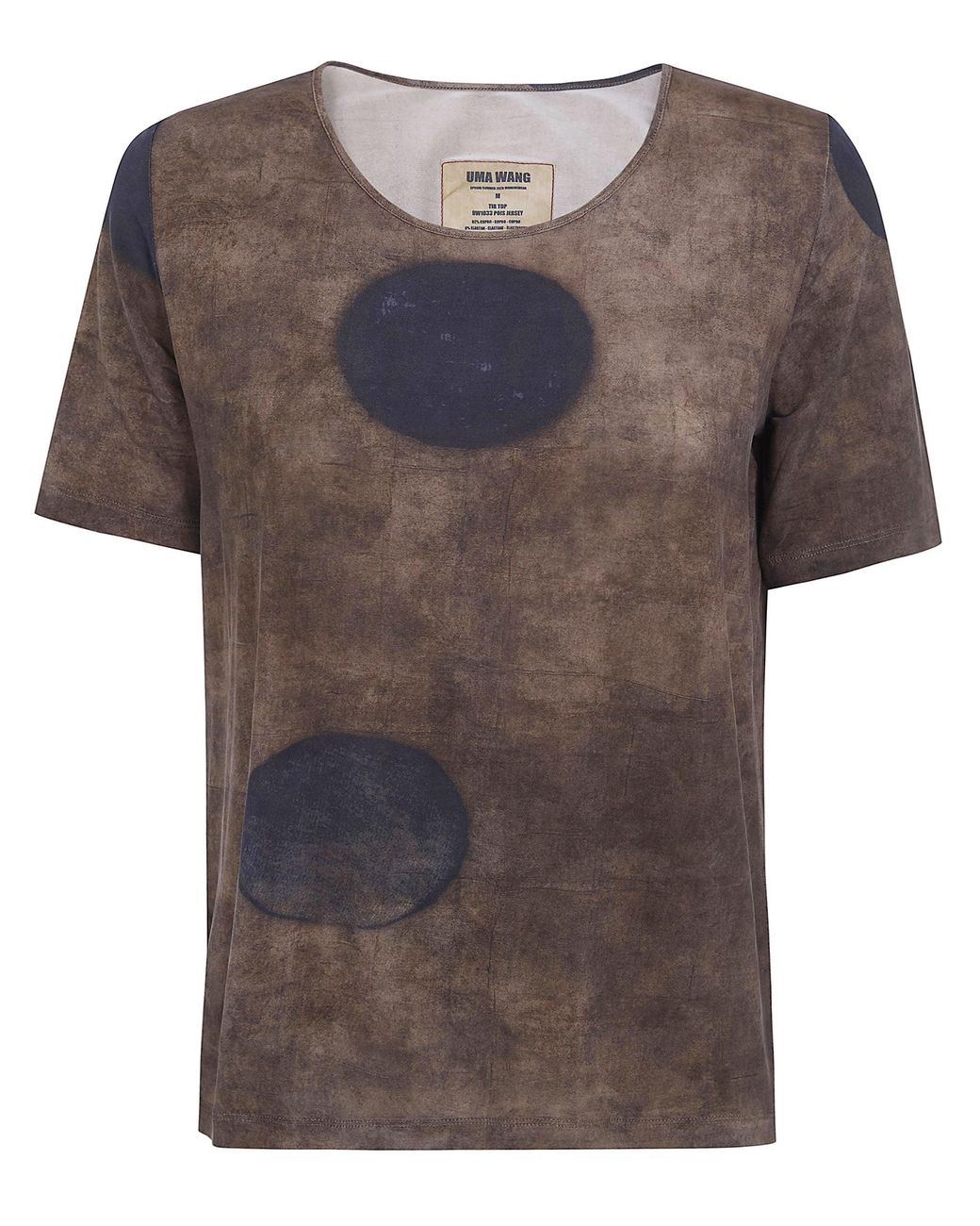 Uma Wang Gray "Tir" Top