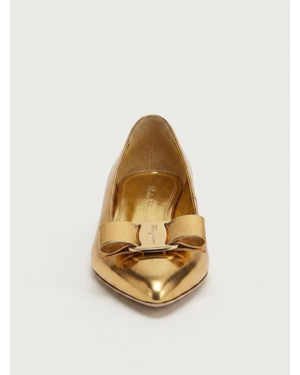Ferragamo Metallic Ballet