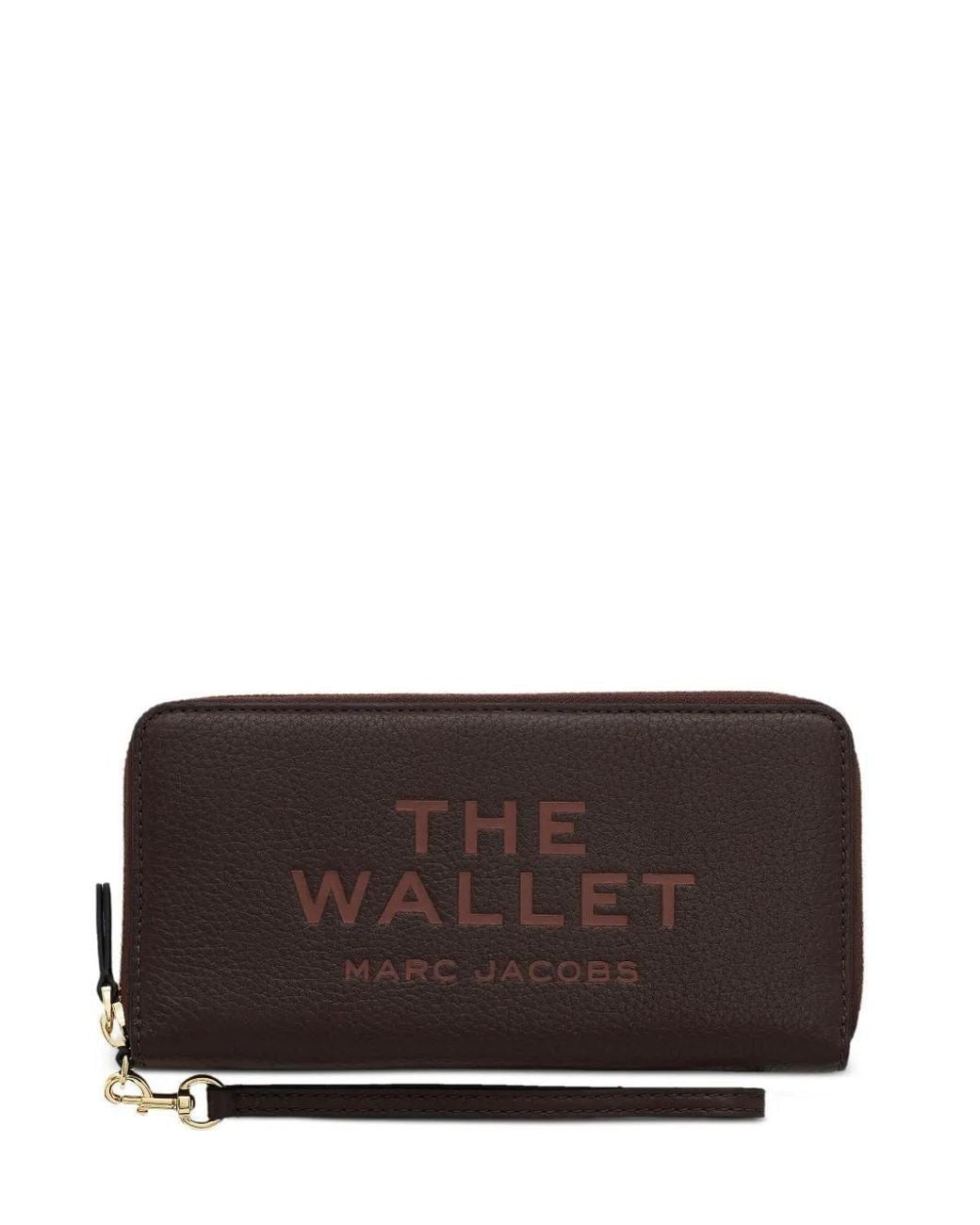 Marc Jacobs Brown Continental Leather Zip Wallet