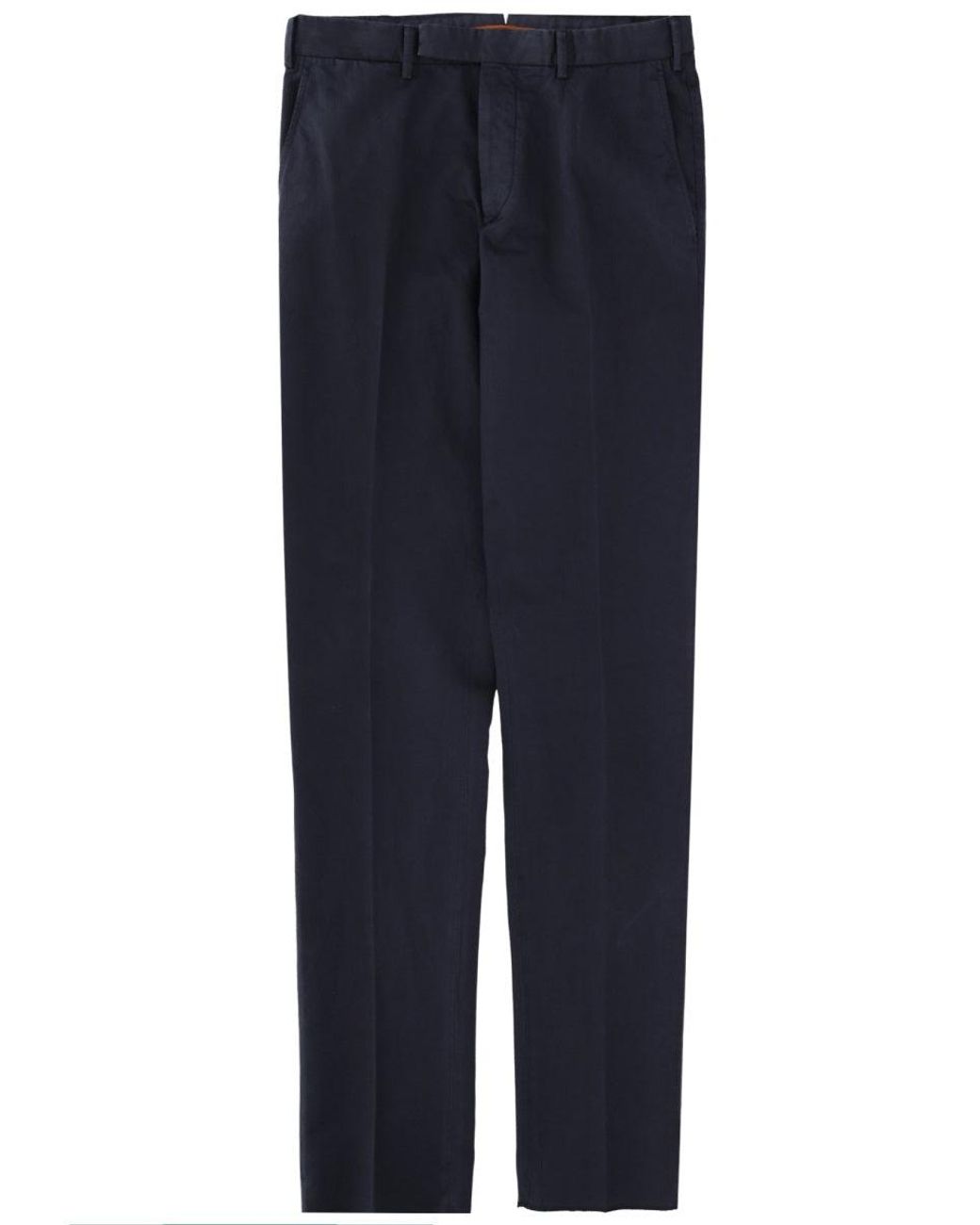 Zegna Blue Dark Regular Trousers for men
