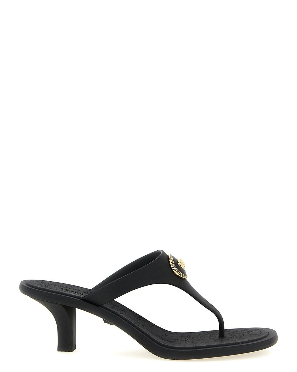 Versace Black Tpu Shoes Sandals
