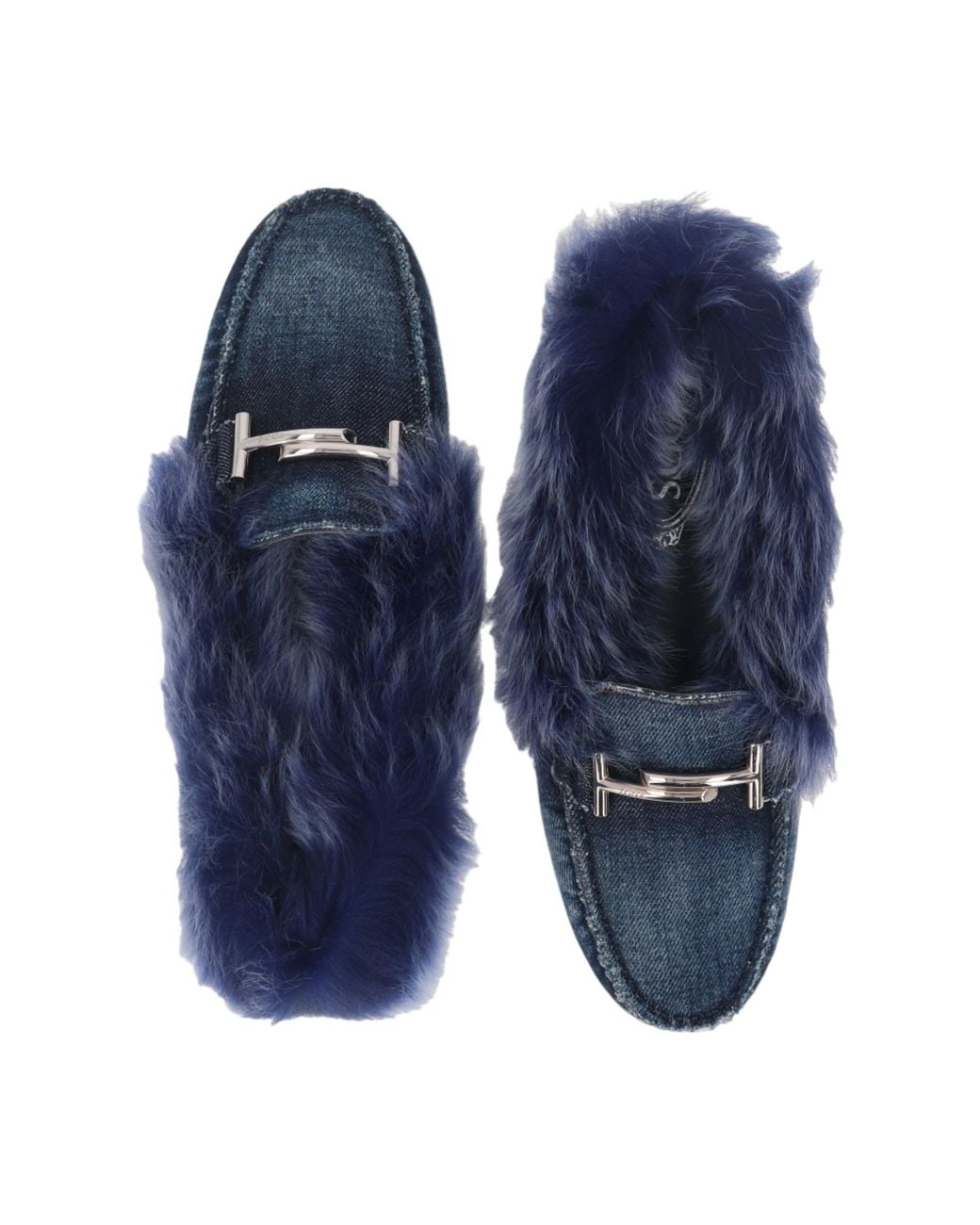 Tod's Blue Tod's Gommino Loafers