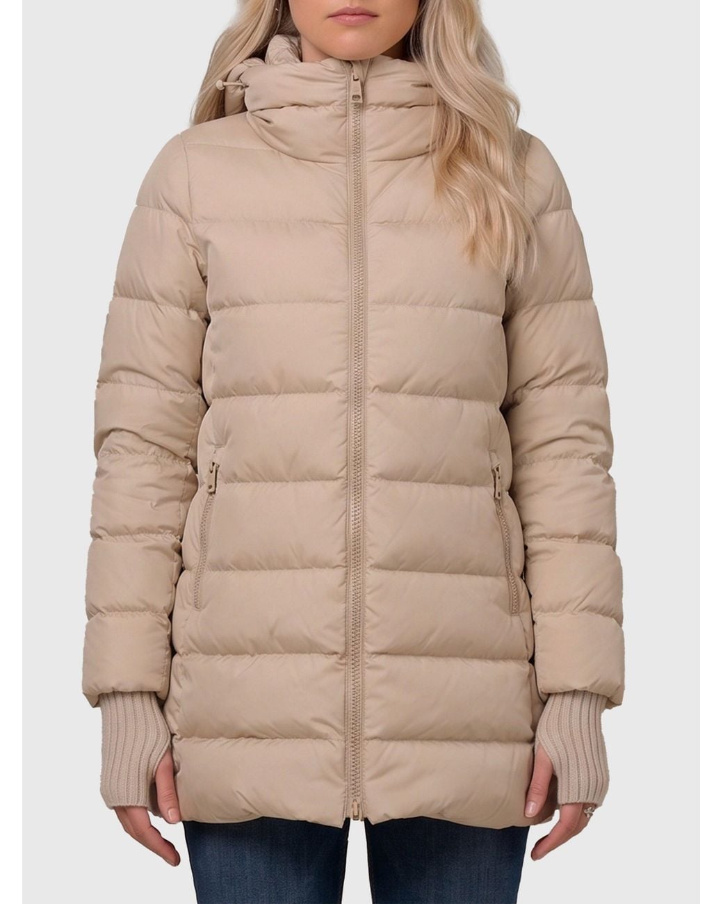 Herno Natural 2-Layer Quilted Puffer Jacket