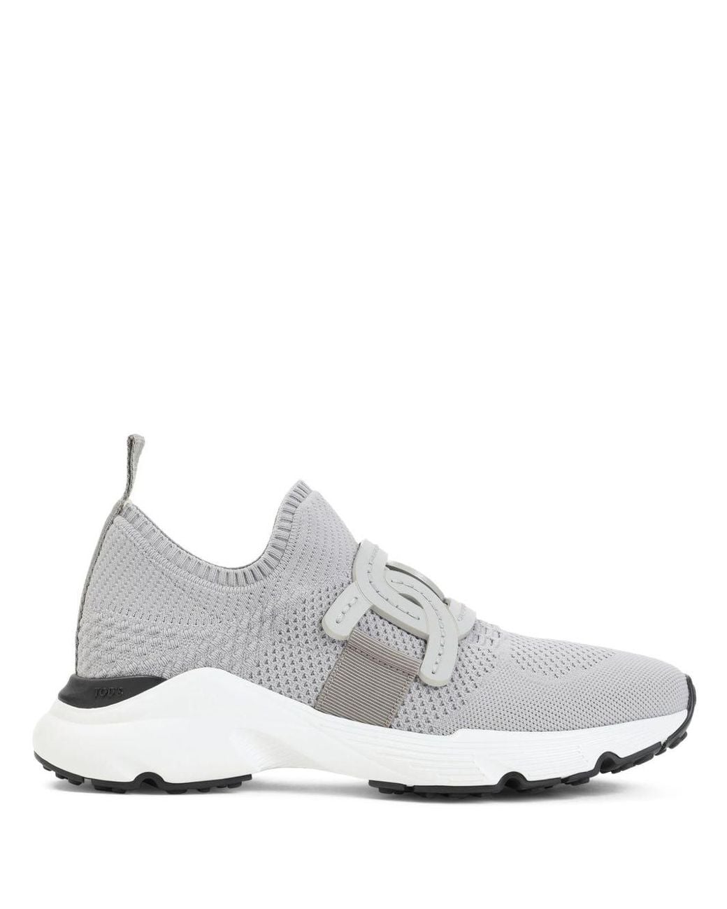 Tod's White Kate Technical Fabric Sneakers