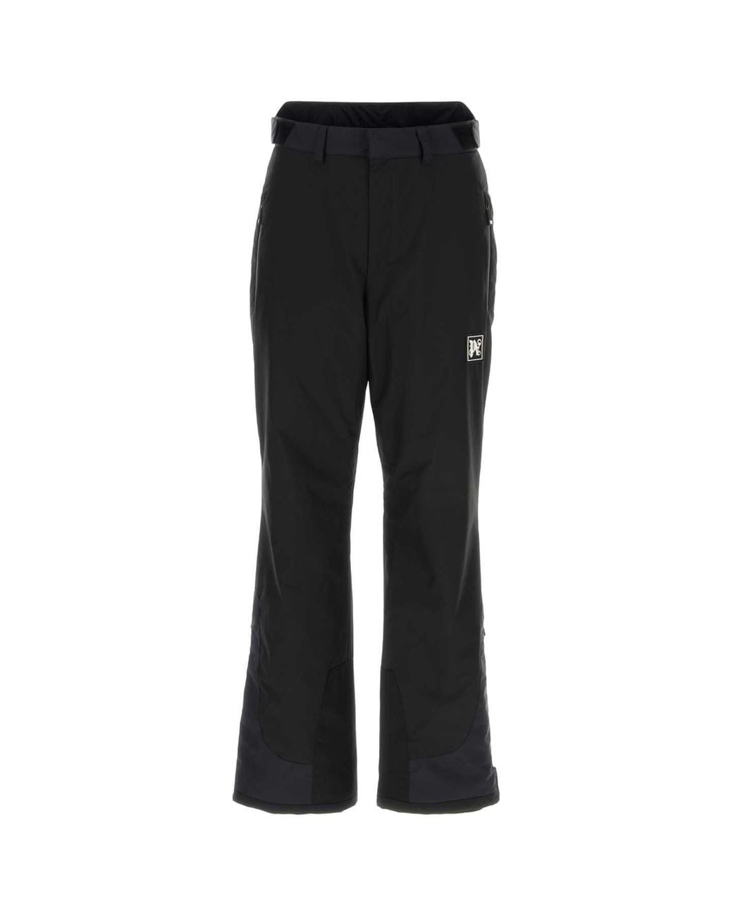 Palm Angels Black Polyester Ski Pant for men