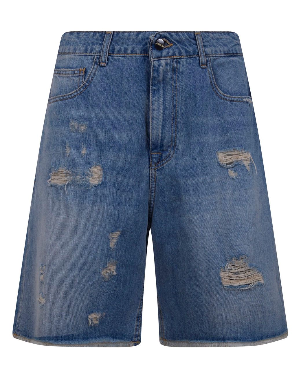 Barrow Blue Denim Shorts