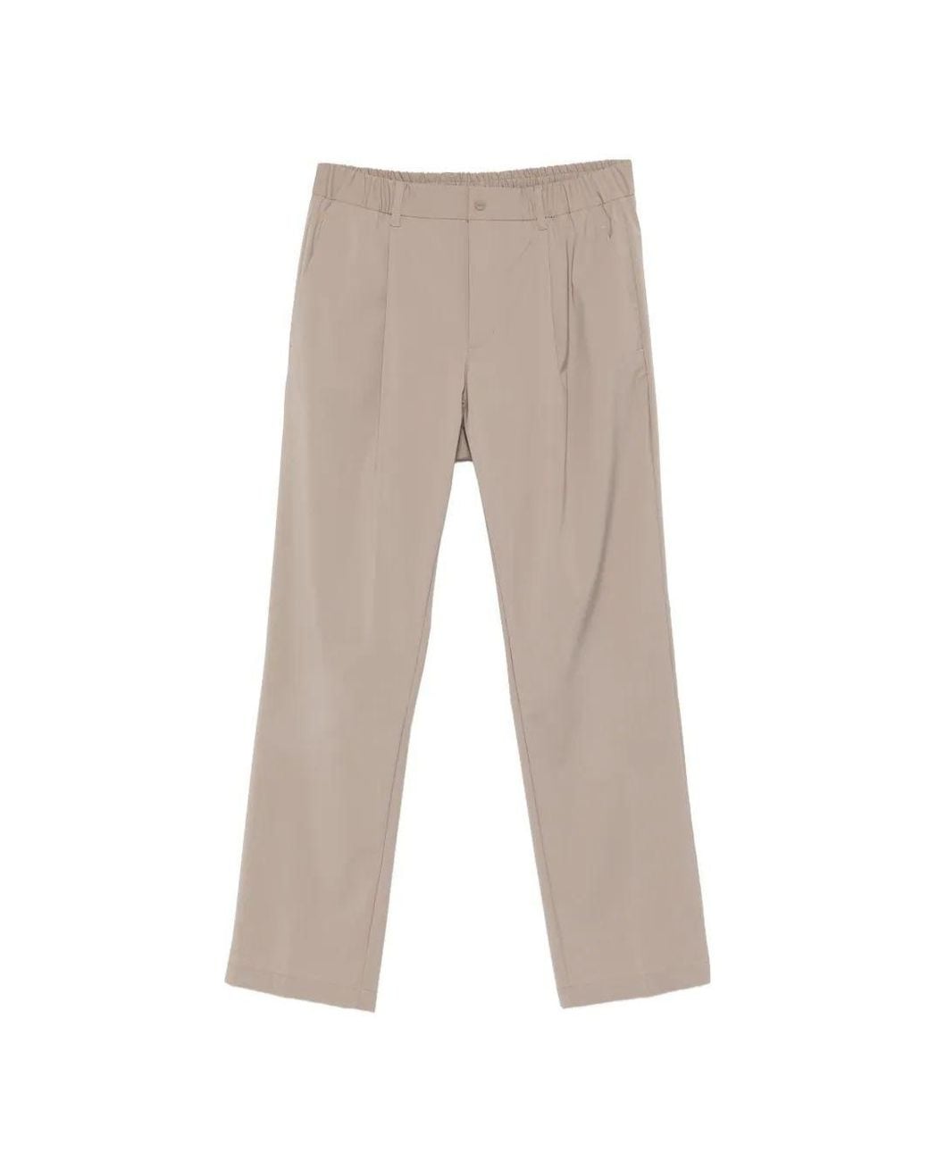 Herno White Wool Pants for men