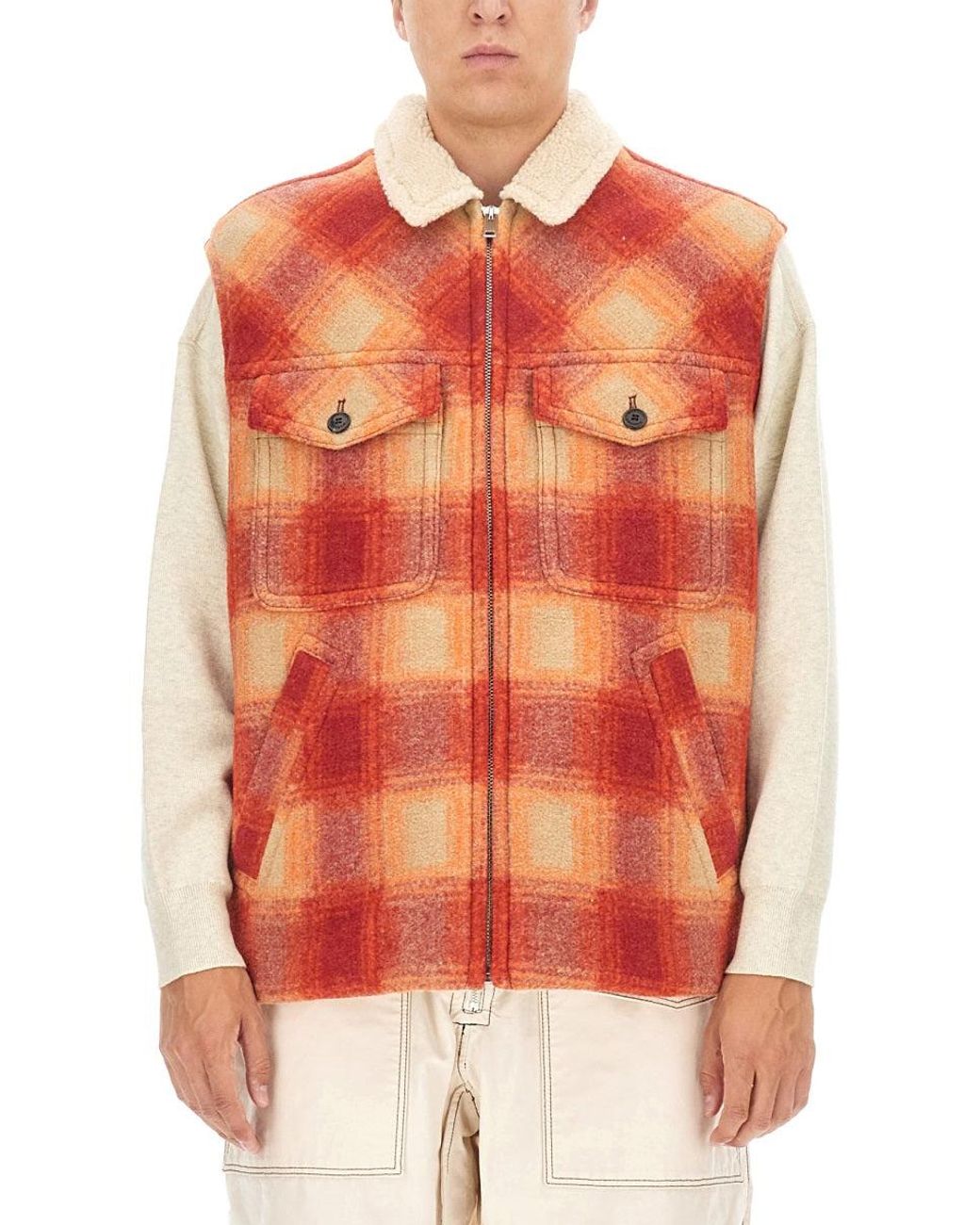 Isabel Marant Orange Kiran Jacket for men