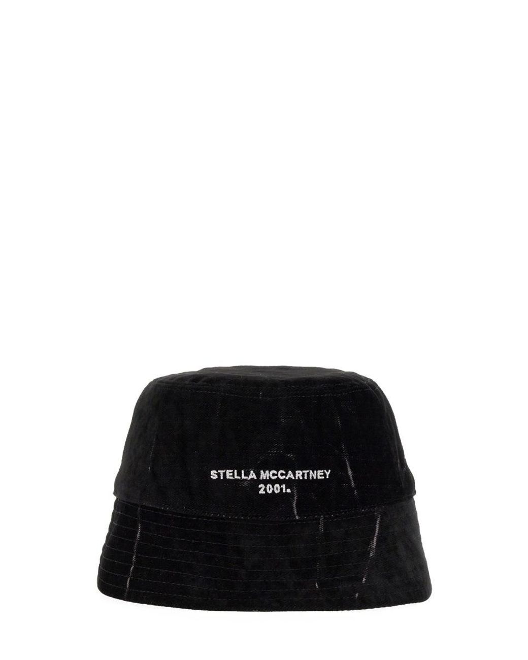 Stella McCartney Black Double Face Bucket Hat
