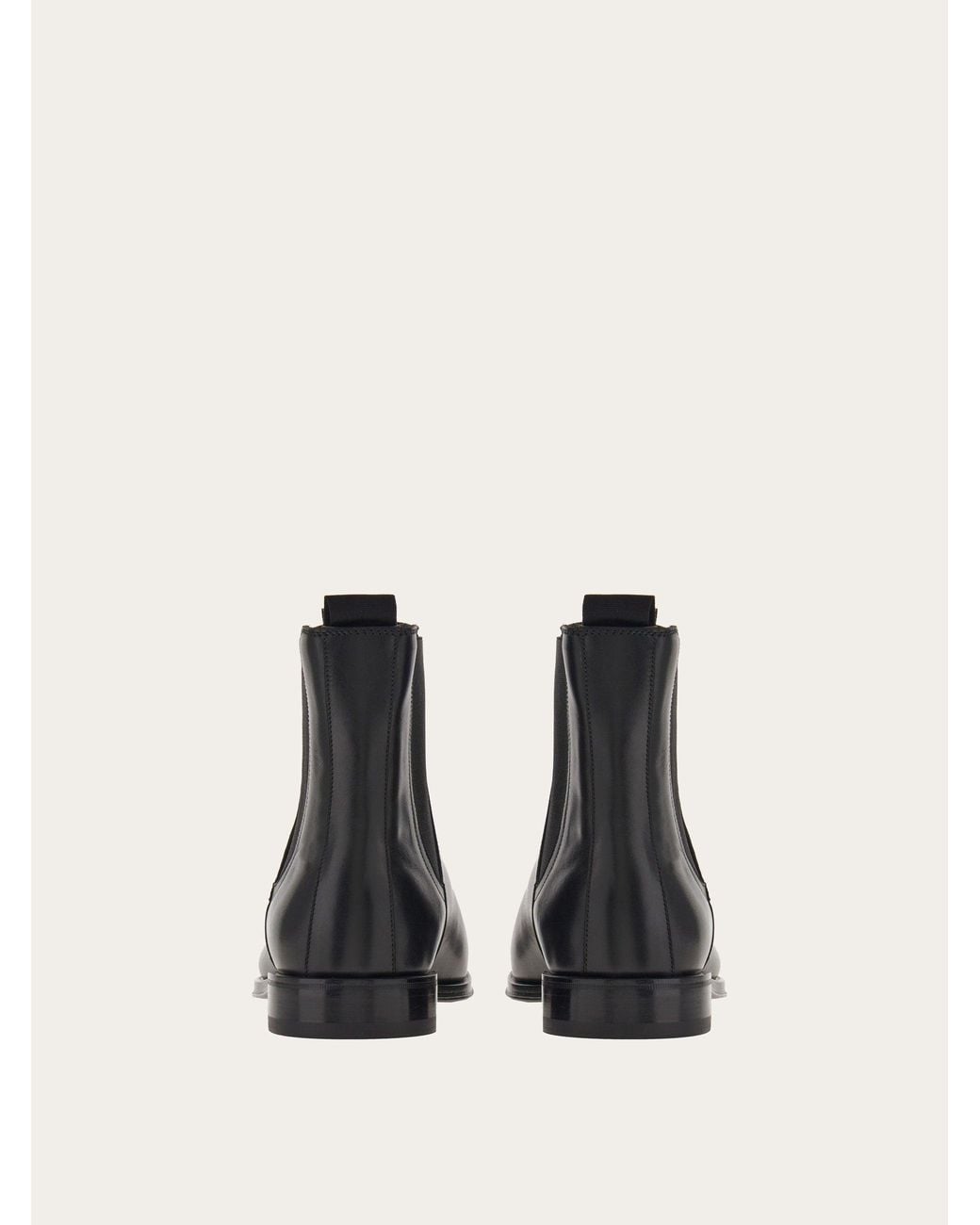 Ferragamo Chelsea Boot, Leather in Black for Men | Lyst